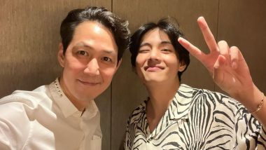 Lee Jung Jae and BTS’ V Pose Together for a Selfie (View Pic)